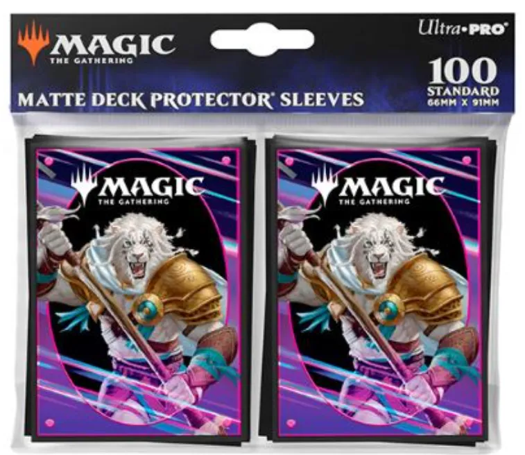 (image for) Foundations 100 Deck Protector Sleeves Light Ajani